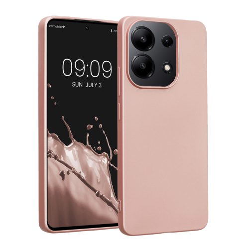 Pouzdro Kwmobile pro Xiaomi Redmi Note 13, růžové, silikonové, KWM000020LX002C