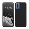 Pouzdro Kwmobile pro Motorola Moto G34, černé, silikonové, KWM000022QS001C