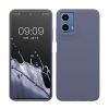 Pouzdro Kwmobile pro Motorola Moto G34, šedé, silikonové, KWM000022QS004C