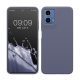 Pouzdro Kwmobile pro Motorola Moto G34, šedé, silikonové, KWM000022QS004C