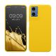 Pouzdro Kwmobile pro Motorola Moto G34, žluté, silikonové, KWM000022QS005C