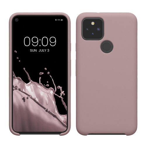 Pouzdro Kwmobile pro Google Pixel 5, fialové, silikonové, KWM0000122K039C