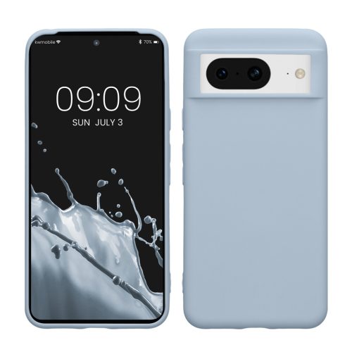 Pouzdro Kwmobile pro Google Pixel 8, světle modré, silikonové, KWM0000208H017C