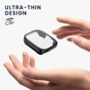 Sada 2 ks pouzder Kwmobile s bezpečnostním sklem pro Xiaomi Redmi Watch 3 Active / Redmi Watch 3 Lite, černá/tmavě modrá, plast, KWM000024ZD003C