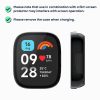 Sada 2 ks pouzder Kwmobile s bezpečnostním sklem pro Xiaomi Redmi Watch 3 Active / Redmi Watch 3 Lite, černá/tmavě modrá, plast, KWM000024ZD003C