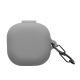 Pouzdro na sluchátka Kwmobile pro Samsung Galaxy Buds FE, tmavě šedé, silikonové, KWM000025DI001C