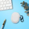 Pouzdro na sluchátka Kwmobile pro sluchátka Google Pixel Buds řady A, bílé, silikonové, KWM000025DK002C