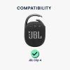 Pouzdro Kwmobile pro JBL Clip 4, oranžové, silikonové, KWM0000181U003C
