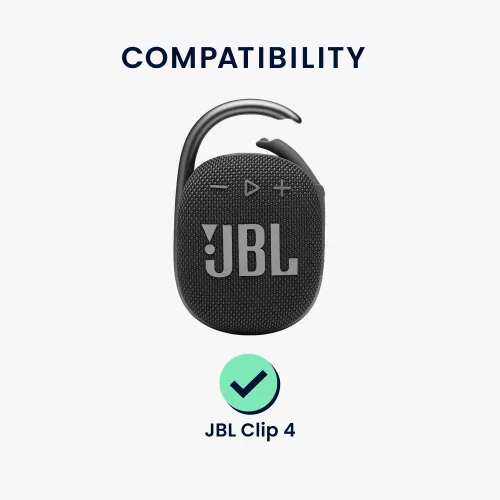 Pouzdro Kwmobile pro JBL Clip 4, oranžové, silikonové, KWM0000181U003C