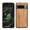 Pouzdro Kwmobile pro Google Pixel 8 Pro, hnědé, dřevo/silikon, KWM0000208Y003C