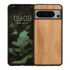 Pouzdro Kwmobile pro Google Pixel 8 Pro, hnědé, dřevo/silikon, KWM0000208Y003C
