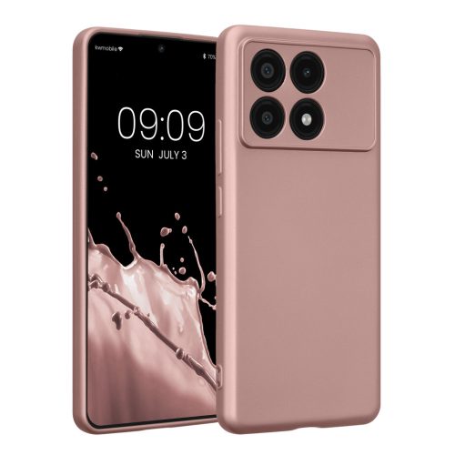 Pouzdro Kwmobile pro Poco X6 Pro, růžové, silikonové, KWM000020ME001C