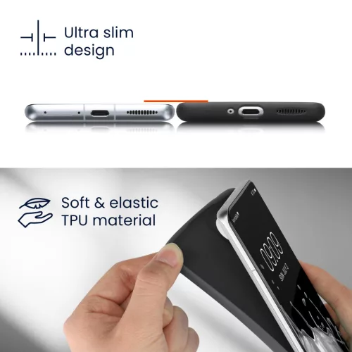 Pouzdro Kwmobile pro Xiaomi 14, černé, silikonové, KWM000020ML001C