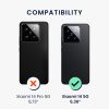 Pouzdro Kwmobile pro Xiaomi 14, černé, silikonové, KWM000020ML001C