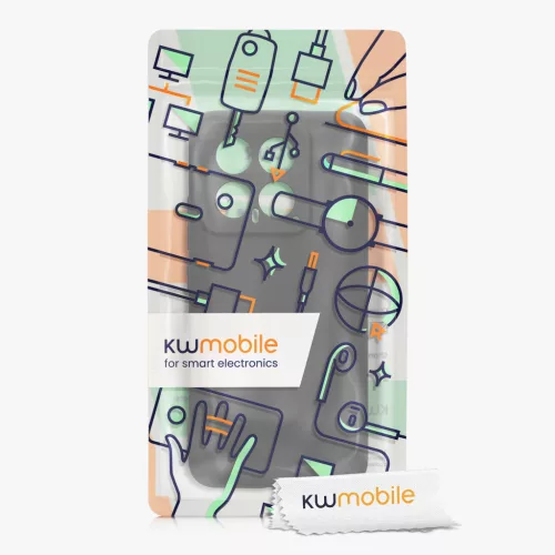 Pouzdro Kwmobile pro Xiaomi 14, černé, silikonové, KWM000020ML001C