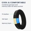 Sada 2 ušních polštářků Kwmobile Cooling Gel pro Sennheiser HD 569/HD599/HD599 SE, černá, eko kůže, KWM000025EX001C