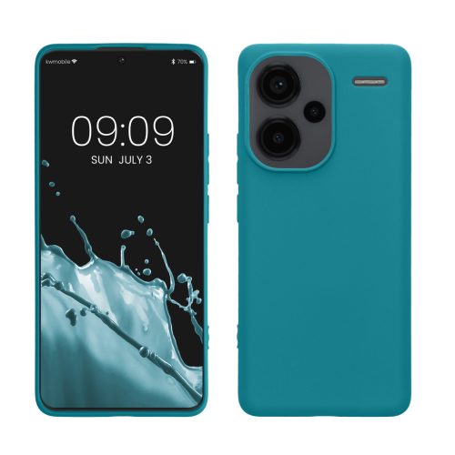 Pouzdro Kwmobile pro Xiaomi Redmi Note 13 Pro Plus 5G, modré, silikonové, KWM000020KI003C