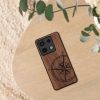 Pouzdro Kwmobile pro Xiaomi Redmi Note 13 Pro 5G, hnědé, dřevo/silikon, KWM000020MN001C