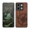Kryt Kwmobile pro Xiaomi Redmi Note 13, hnědý, dřevo, KWM000020MO001C