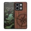 Kryt Kwmobile pro Xiaomi Redmi Note 13, hnědý, dřevo, KWM000020MO001C