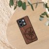 Kryt Kwmobile pro Xiaomi Redmi Note 13, hnědý, dřevo, KWM000020MO001C