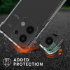 Pouzdro Kwmobile se šňůrkou na krk pro Xiaomi Redmi Note 13, průhledné/černé, silikonové, KWM000020MV001C