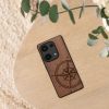 Pouzdro Kwmobile pro Xiaomi Redmi Note 13 Pro, hnědé, dřevo/silikon, KWM000020NA001C