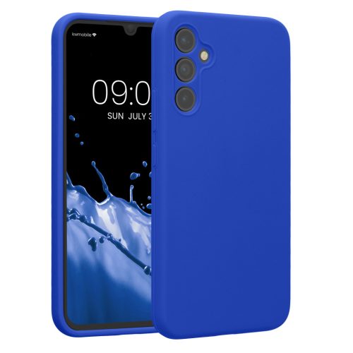 Pouzdro Kwmobile pro Samsung Galaxy A34 5G, modré, silikonové, KWM000018GC049C