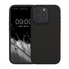 Kryt Kwmobile pro Apple iPhone 15 Pro, černý, silikon, KWM000020CC019C