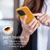 Kryt Kwmobile pro Apple iPhone 15 Pro, oranžový, silikonový, KWM000020CC022C