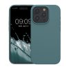 Kryt Kwmobile pro Apple iPhone 15 Pro, tmavě zelený, silikon, KWM000020CC023C