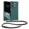 Pouzdro Kwmobile se šňůrkou na krk pro Xiaomi Redmi Note 13, zelené, silikonové, KWM000020NC001C