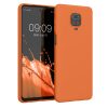 Pouzdro Kwmobile pro Xiaomi Redmi Note 9S/Redmi Note 9 Pro/Redmi Note 9 Pro Max, oranžové, silikonové, KWM000011AH049C