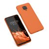 Pouzdro Kwmobile pro Xiaomi Redmi Note 9S/Redmi Note 9 Pro/Redmi Note 9 Pro Max, oranžové, silikonové, KWM000011AH049C