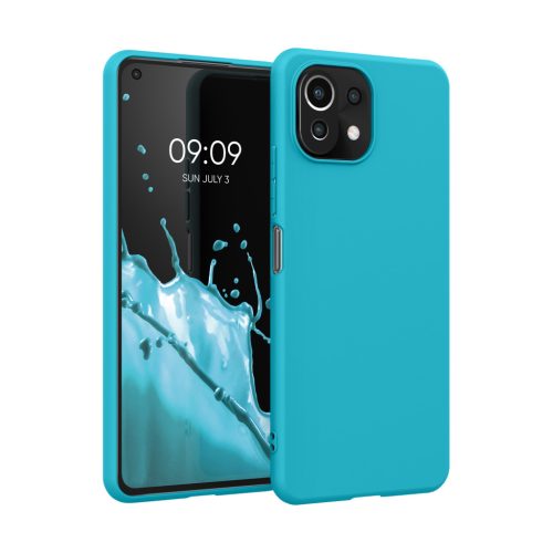Pouzdro Kwmobile pro Xiaomi Mi 11 Lite 5G/11 Lite 5G NE, světle modré, silikonové, KWM000012TH032C