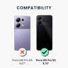 Pouzdro Kwmobile pro Xiaomi Poco M6 Pro 5G, průhledné, silikonové, KWM000020MK001C