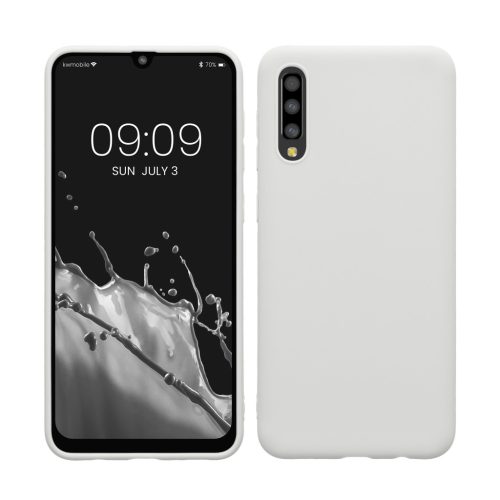 Silikonový kryt Kwmobile pro Samsung Galaxy A50, bílý, KWM000009SZ022C