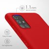 Pouzdro Kwmobile pro Samsung Galaxy A51, červené, silikonové, KWM000010YZ051C