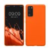 Pouzdro Kwmobile pro Samsung Galaxy S20 FE, oranžové, silikonové, KWM0000121L061C