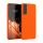 Pouzdro Kwmobile pro Samsung Galaxy S21, oranžové, silikonové, KWM000012BS040C
