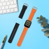 Sada 2 řemínků Kwmobile pro Amazfit Bip 5/GTR 4, černá/oranžová, silikon, KWM000024YT005C
