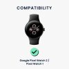 Řemínek Kwmobile pro Google Pixel Watch 2/Pixel Watch, šedý, silikon, KWM000025GT002C