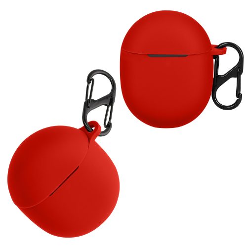 Pouzdro na sluchátka Kwmobile pro Google Pixel Buds Pro, červené, silikonové, KWM000017PL005C