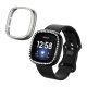 Sada 2 pouzder Kwmobile pro Fitbit Versa 3/Sense, černá/stříbrná, plast, KWM000024ZI002C