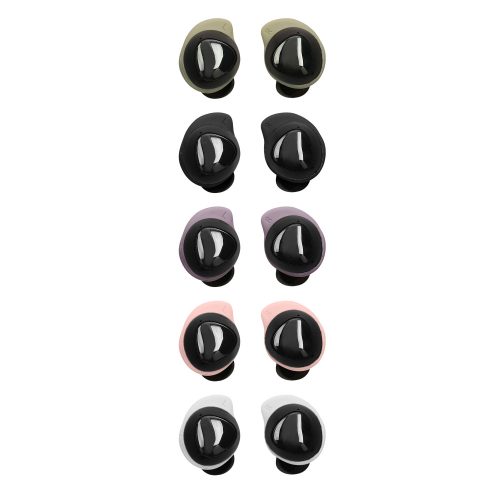 Sada 5 ks protiskluzových ochran Kwmobile pro sluchátka Samsung Galaxy Buds FE, Multicolor, Silikon, KWM000025HI001C