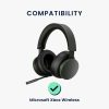 Sada 2 ušních polštářků Kwmobile pro Microsoft Xbox Wireless, černá, ekokůže, KWM000025HV001C