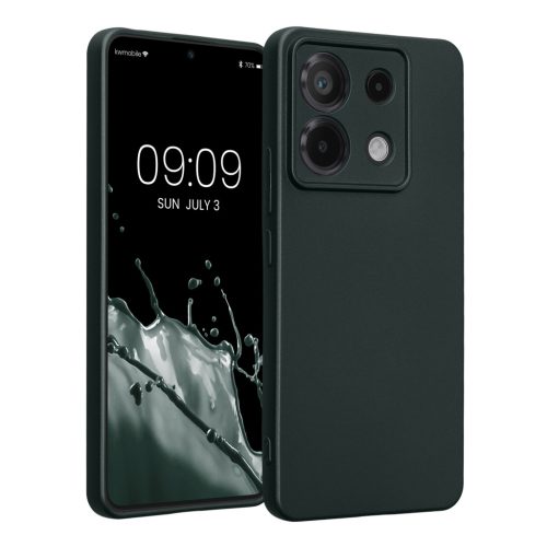 Pouzdro Kwmobile pro Xiaomi Redmi Note 13 Pro 5G, světle zelené, silikonové, KWM000020LE004C