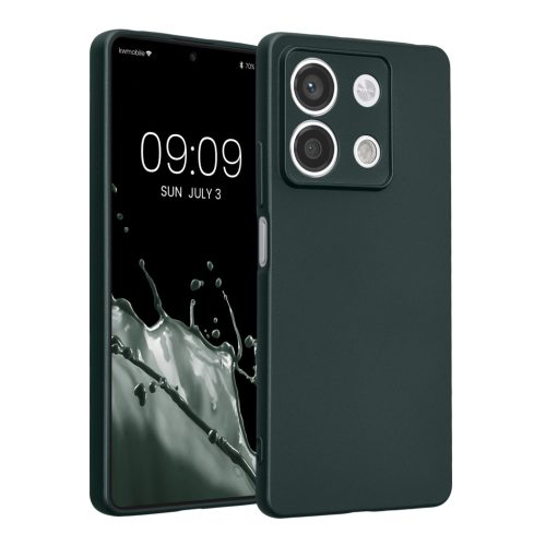 Pouzdro Kwmobile pro Xiaomi Redmi Note 13, zelené, silikonové, KWM000020LL004C