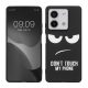 Pouzdro Kwmobile pro Xiaomi Redmi Note 13, černé/bílé, silikonové, KWM000020NQ001C