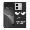 Pouzdro Kwmobile pro Xiaomi Redmi Note 13, černé/bílé, silikonové, KWM000020NQ001C